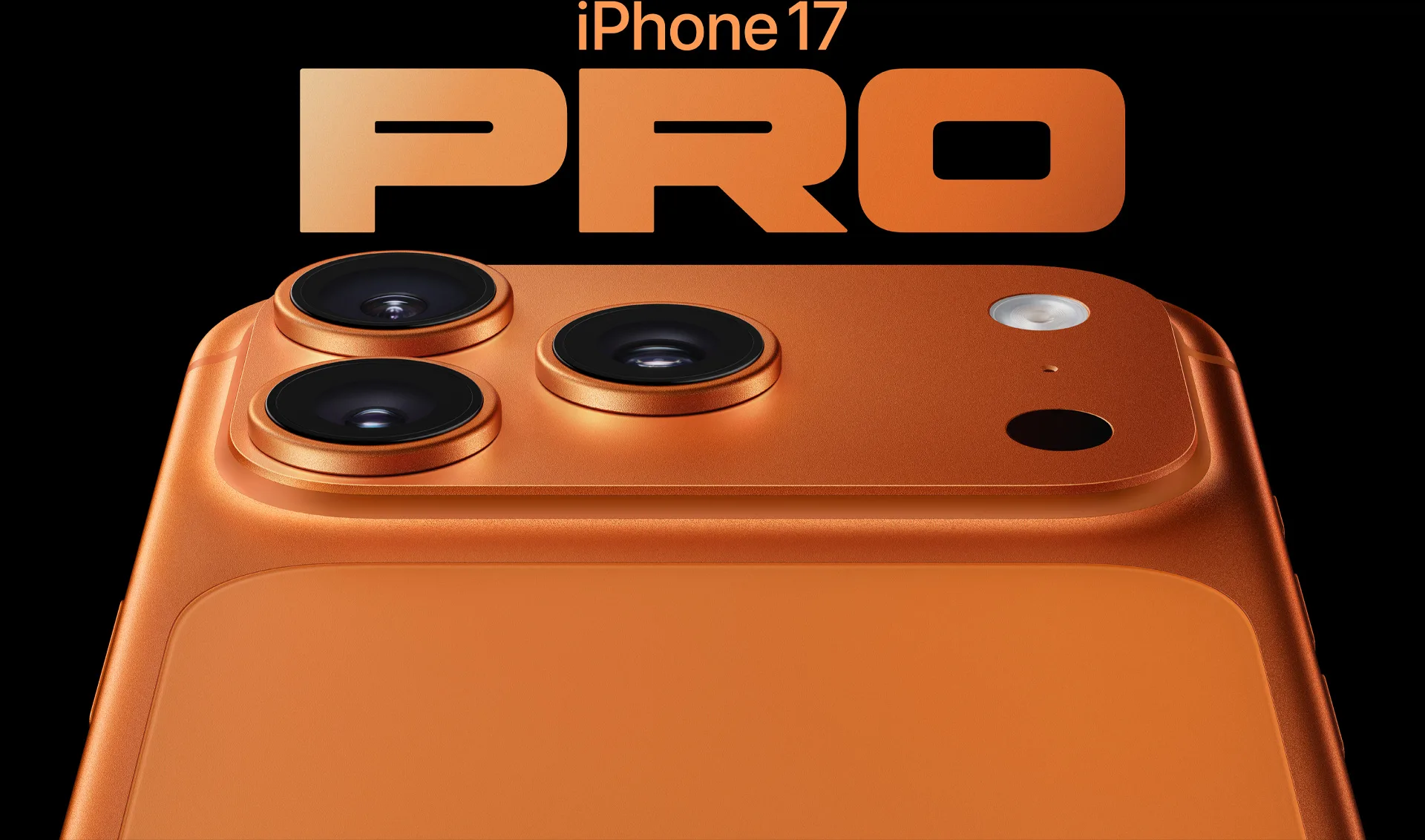 Plateau caméra triple 48MP Fusion iPhone 17 Pro